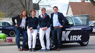 Seniorin in der Tagespflege Kirk